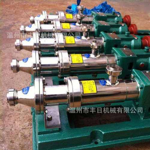 卫生级螺杆泵不锈钢螺杆泵污泥螺杆泵G型杆泵304材质耐腐蚀强电动