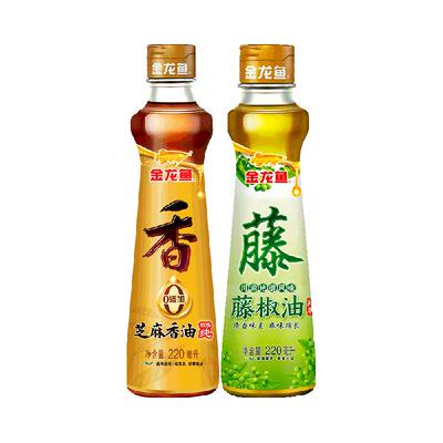 金龙鱼芝麻油藤椒油220ml*2瓶