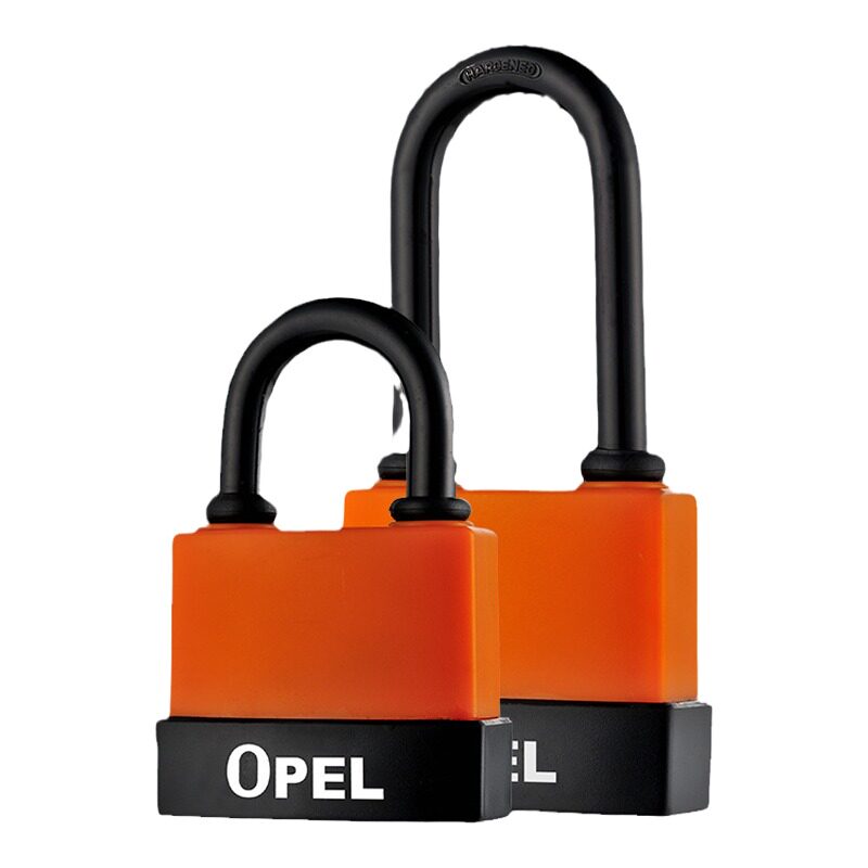 OPEL防水锁防尘PVC塑料套壳挂锁包胶锁户外全铜芯锁头欧宝锁
