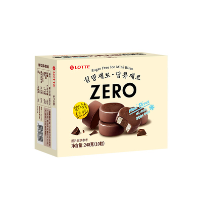 进口ZERO零糖迷你巧克力冰淇淋