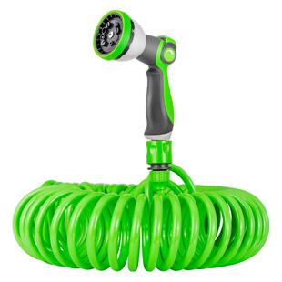 家用洗车浇花神器阳台庭院弹簧伸缩水管软管高压水枪喷头接水龙头