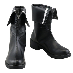 碧蓝航线 江风 黑白间奏 cosplay鞋 cos鞋来图定做