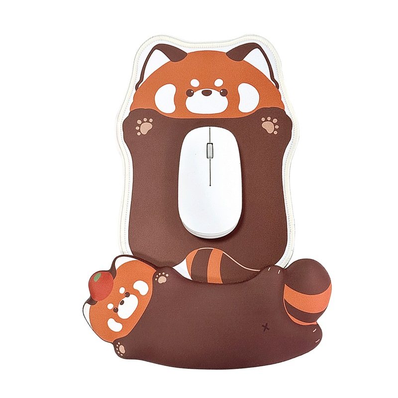 都是小熊猫x歪瓜出品 小号鼠标垫办公可爱卡通动漫护腕腕托鼠标垫