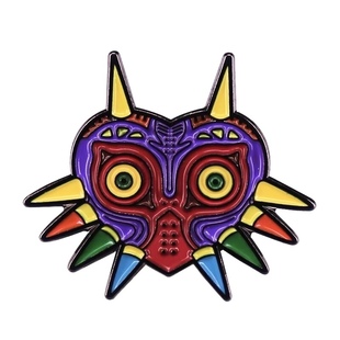 魔吉拉面具徽章塞尔达传说游戏周边金属胸针majora's mask pin