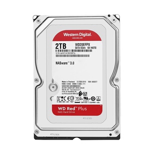 全新WD西部数据WD20EFPX 红盘 Red Plus 2TB SATA网络存储NAS硬盘