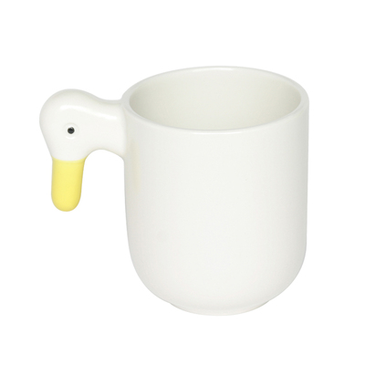 鸭子日式风早餐大容量陶瓷马克杯