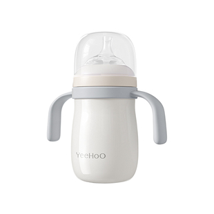 英氏婴儿鸭嘴保温学饮杯儿童宝宝幼儿园水杯小月龄6个月以上1防呛