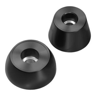 环保橡胶脚垫减震垫高圆型垫块塑料地脚橡皮锥形垫脚桌椅音箱脚钉