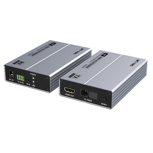 迈拓维矩 MT-ED020C 高清4K HDMI光纤延长器hdmi光端机音视频信号放大器转单模单芯SC光纤传输20公里一发多收