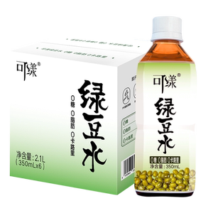 可漾绿豆水无糖饮料350ml*6瓶