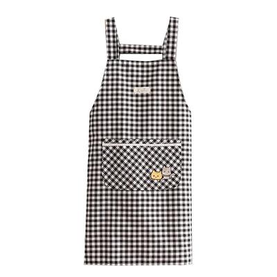 布料厨房做饭防水可爱时尚围裙女日系小清新透气春夏新款定制