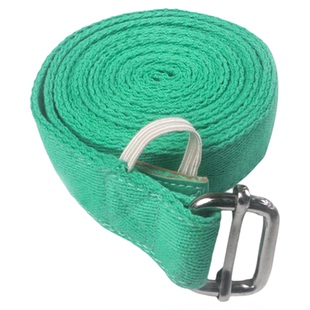 艾扬格纯棉瑜伽伸展带开肩拉筋拉力带下腰拉伸带瑜伽绳瑜伽辅具