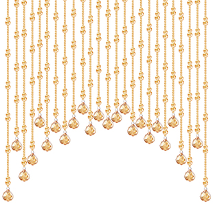 水晶珠帘门帘隔断帘家用客厅卫生间卧室帘子葫芦新款免打孔玄关帘