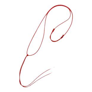 挂绳挂脖观音佛玉坠手工编织本命年红色可调节项链吊坠细款绳子