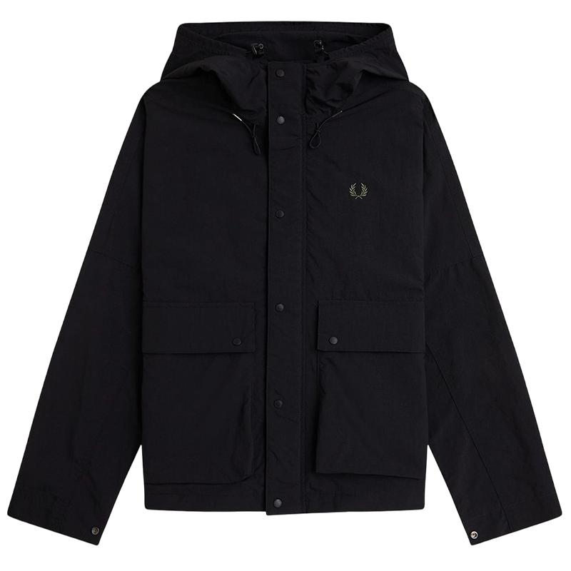 FREDPERRY纯色连帽夹克