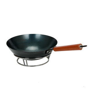 手工锻打无涂层24/26/28/30/32/34/36厘米家用圆底老式熟铁炒锅