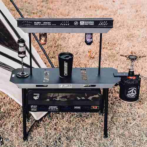 CLID户外蚊香盒长条铝合金战术露营户外可折叠架蚊香庭院物好