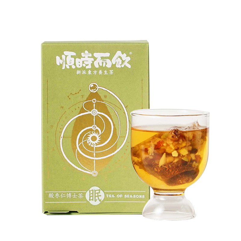 磨功夫顺时而饮红枣百合酸枣仁茶睡眠茶【谷雨】酸枣仁博士茶