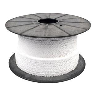 含油四氟盘根填料耐高温酸碱腐蚀水泵密封绳全新料聚四氟乙烯盘根