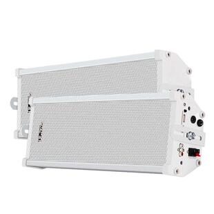 先科无线蓝牙有源室外音响店铺专用户外防水音柱挂墙壁式音箱喇叭