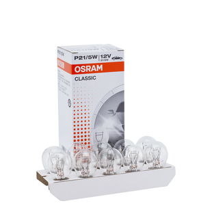 欧司朗12V/24V/P21/5W后尾灯1157双丝高低脚刹车灯泡7528/7537
