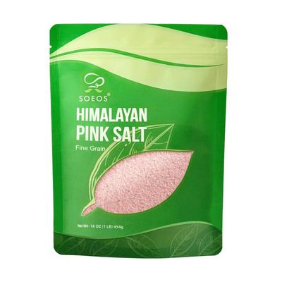 SOEOS喜马拉雅盐天然原装进口玫瑰细盐无碘无抗结剂袋装玫瑰粉盐