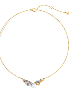 【花蝶幻梦】百搭花瓣蝴蝶项链