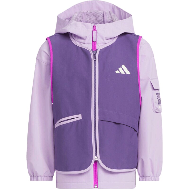 adidas阿迪达斯儿童LK 2IN1 JKT运动健身二合一夹克外套KC5340