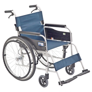 日本MIKI轮椅MPT-43JL轻便折叠旅行便携老人专用代步车残疾人轮椅