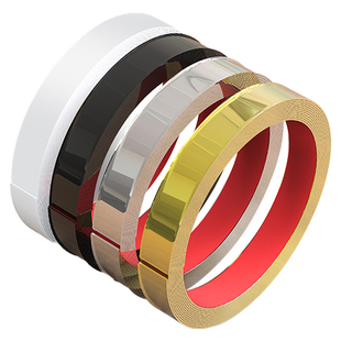 一字型pvc平板压条背景装饰条吊顶自粘收边封边条密封条美缝贴条