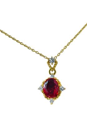 高级感轻奢小众设计复古项链纯银