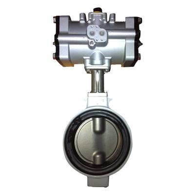 KITZ铝合金不锈钢阀板气动蝶阀