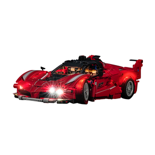 适用于乐高42212法拉利积木灯光配件Ferrari FXX-K机械组赛车灯饰