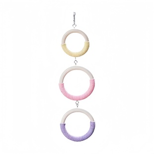 鹦鹉玩具秋千攀爬吊环防滑互动解闷鸟笼装饰牡丹虎皮玄凤和尚小太