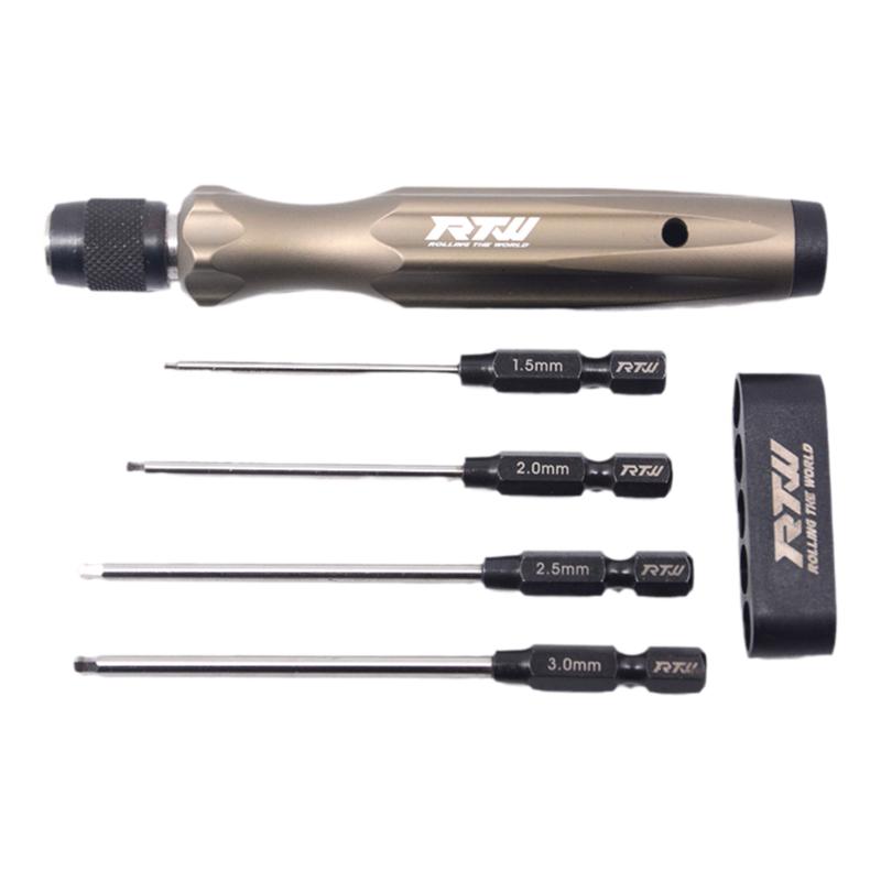台湾亚拓RTW球头内六角螺丝刀1.5/2.0/2.5/3.0遥控车rc模型工具