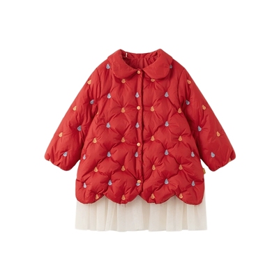 papa爬爬冬季儿童羽绒服保暖洋气