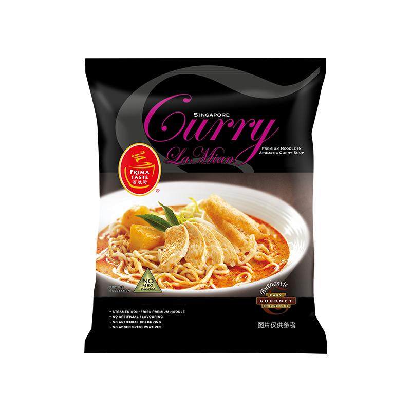 新加坡进口Primataste百胜厨叻沙拉面咖喱全麦东南亚风味煮面x2包