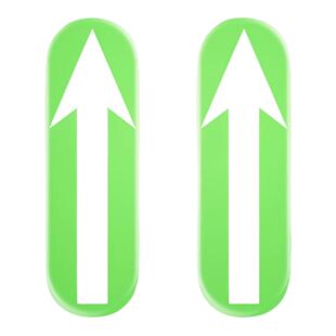 汽车车内点位标记夜光贴新手司机上路安全点位贴驾驶辅助标识车距