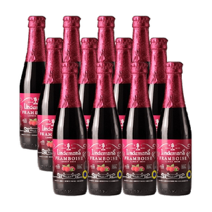【进口】比利时林德曼原瓶山莓兰比克啤酒果味精酿啤酒