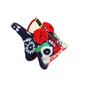 旺旺虎布老虎纯手工小玩偶中国风礼物出国礼品送老外做活动小挂件