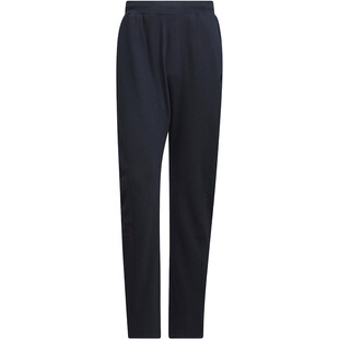 阿迪达斯男裤adidas加绒裤子秋冬保暖长裤藏青色直筒IX6818运动裤