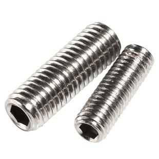 QD304不锈钢/12.9级凹端紧定螺丝机米顶丝无头内六角螺钉M1.6-M20