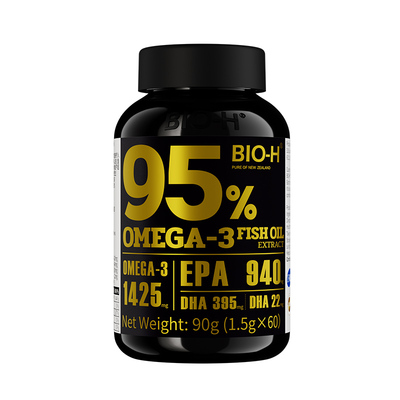 进口高纯95%鱼油60粒可吃2月