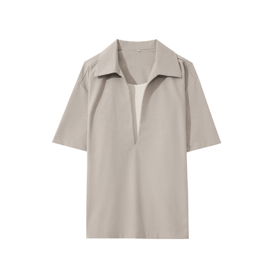 Hualun夏季免烫POLO衬衫男