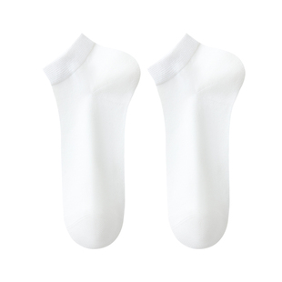 100%棉袜子女款纯棉短袜夏季薄款防滑不掉跟抗菌防臭吸汗女士船袜