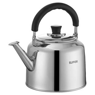 苏泊尔烧水壶304不锈钢鸣笛大容量开水壶家用明火燃气电磁炉通用