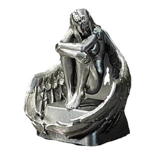 天使机械键盘键帽单个艺术个性立体定制pbt树脂esc键盘帽