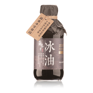 薛泰丰冰油特级酱油非遗古法老抽酱油不添加防腐剂焦糖色200ml