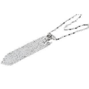 轻奢潮流高级感痞帅设计感小众时尚气质领带项链男款女长款毛衣链