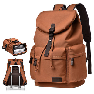 双肩包男士简约百搭大容量电脑旅行背包女初中生高中大学生书包男